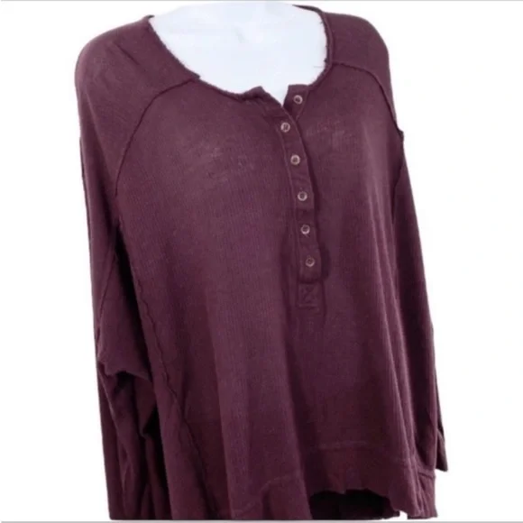 FREE PEOPLE thermal long sleeve top XS - Picture 4 of 10